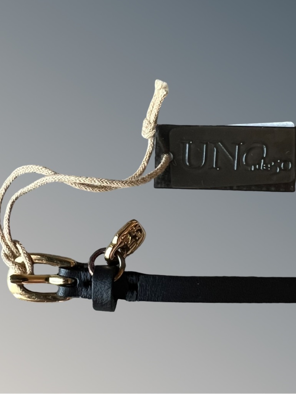 UNOde50 Black Leather Double-Wrap Bracelet with Gold Tone Duck Head & Hardware - Picture 6 of 8
